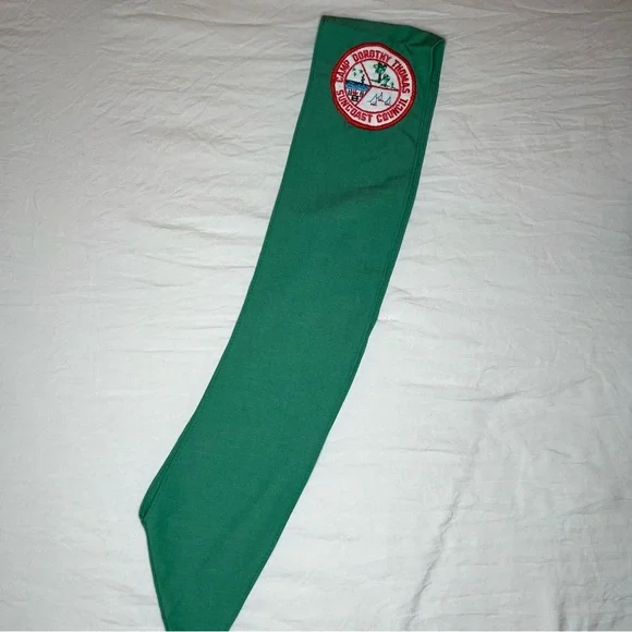 Vintage Girl Scout Uniform Jumper Shirt Shorts & Sash Girls Size 6 & 7 - 1970's - Picture 7 of 15